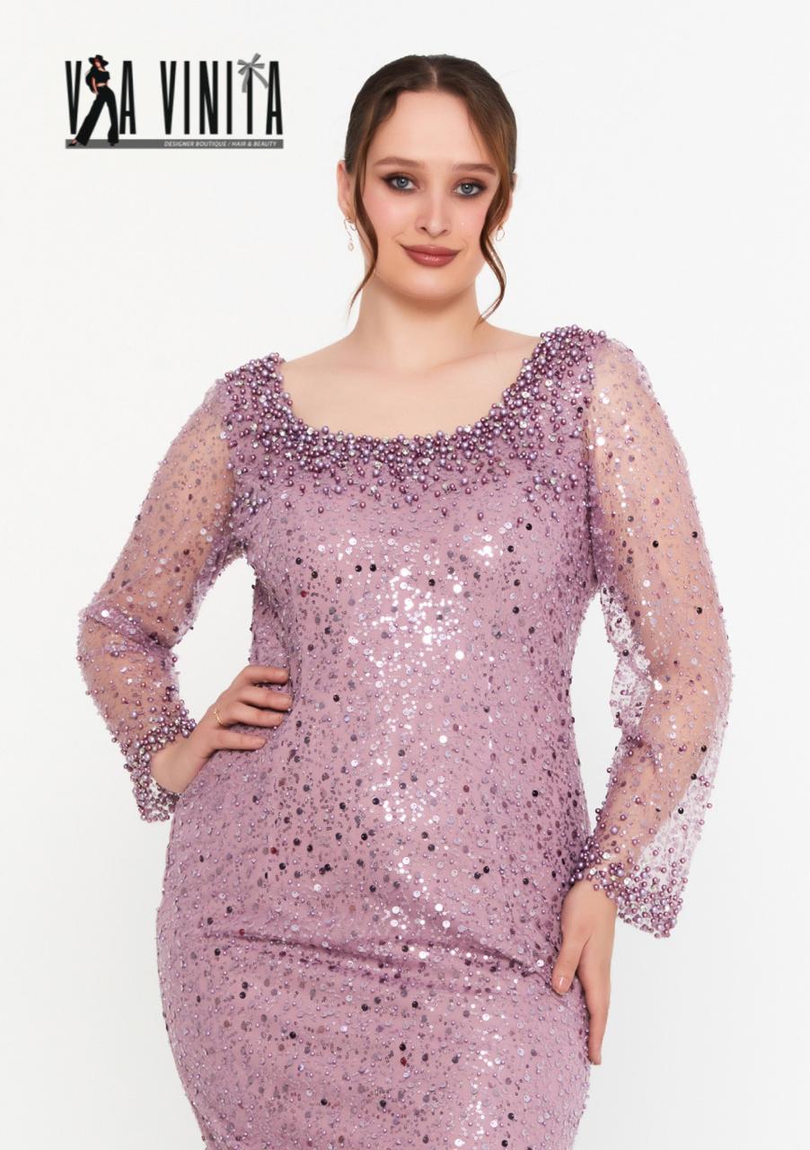 Amethyst Shine Sequin Dress